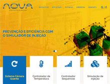 Tablet Screenshot of novacamaraquente.com.br